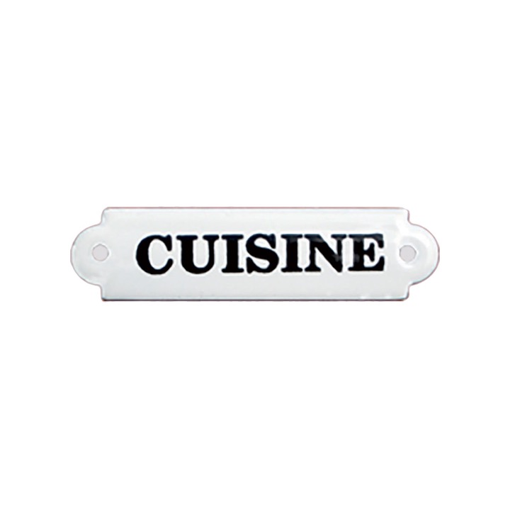 Plaque Murale « Rue De La Cuisine » – Dimensions 15x21 Cm – Réf. 17124 – Neuf – Décoration Maison Originale